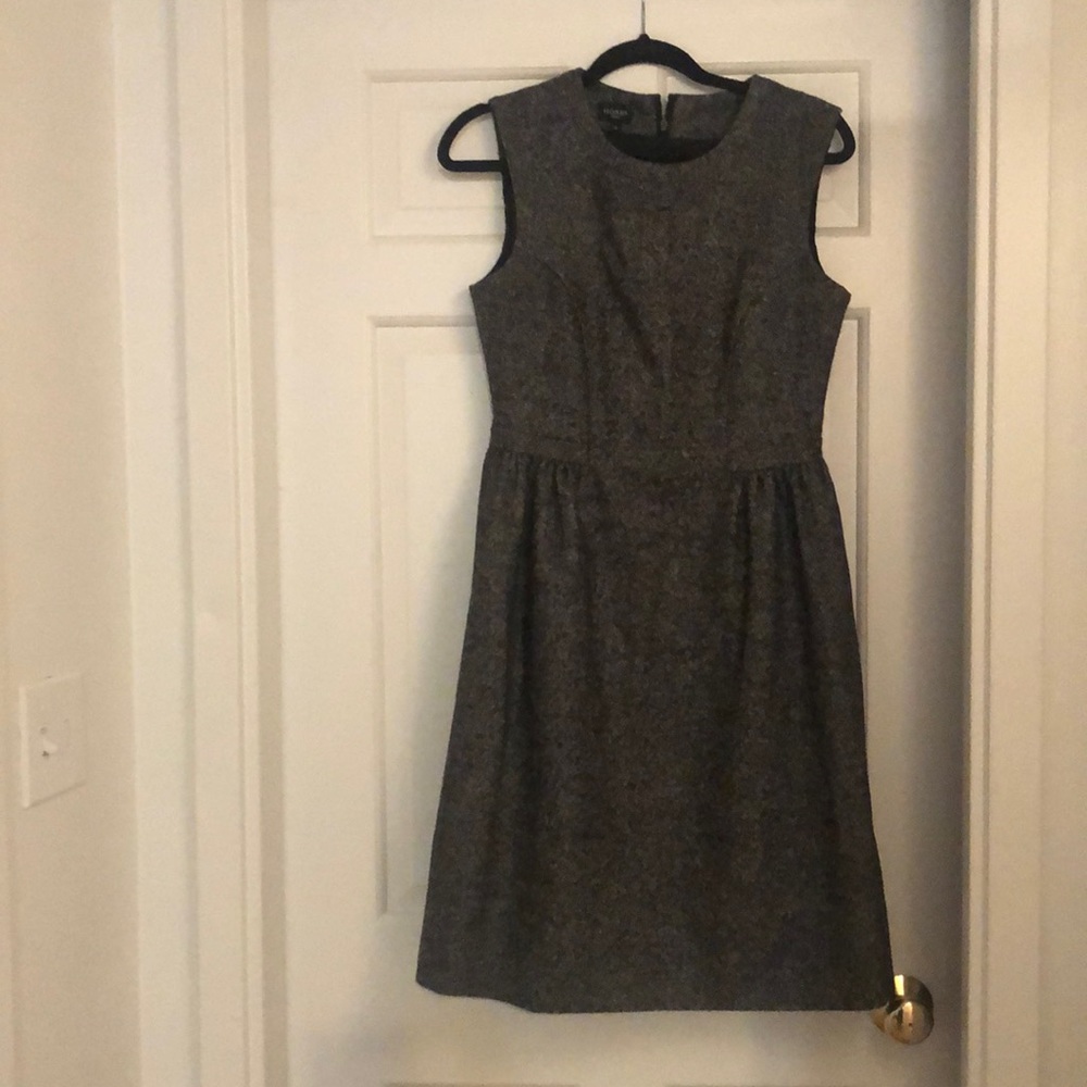 Hobbs London charcoal grey dress